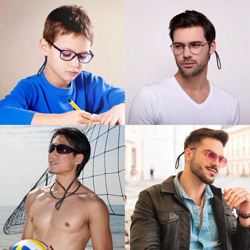 10 Pack Glasses Strap Adjustable Eyeglass Holder Around Neck Universal Glasses L