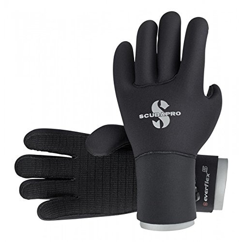 ScubaPro Everflex 5mm Black Dive Gloves Size 2XL (58.153.600)
