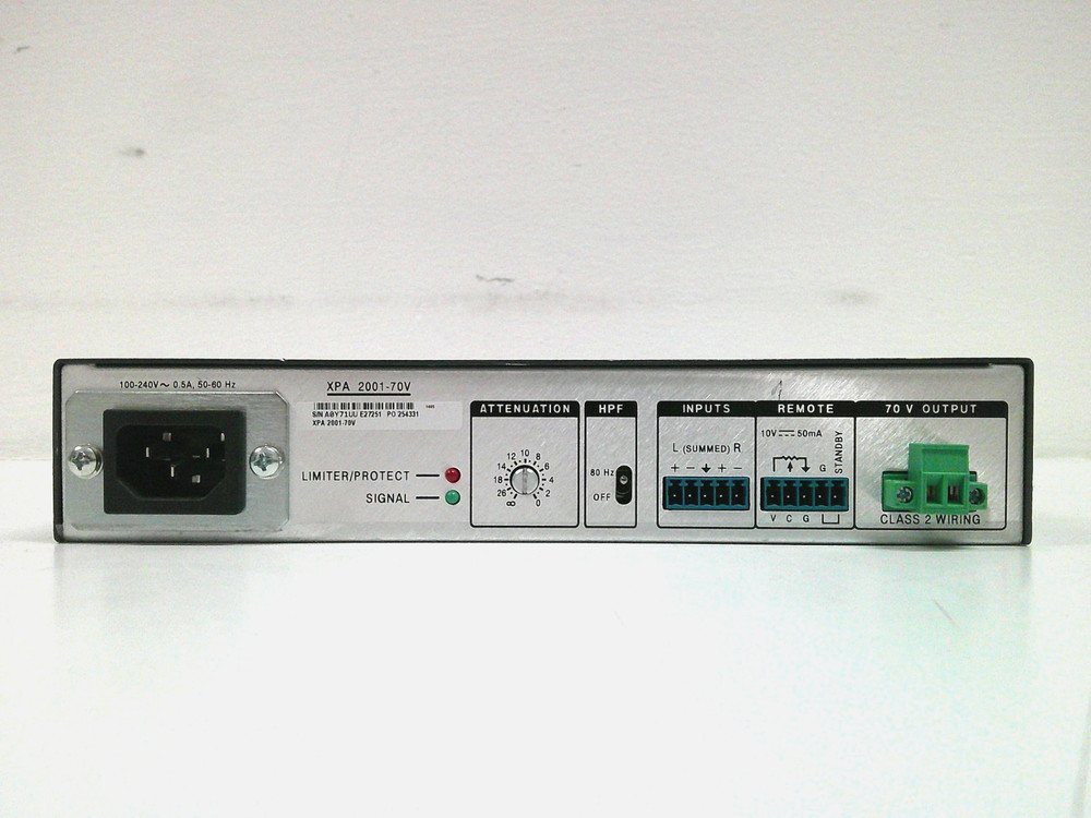 Extron XPA 2001-70V Power Amplifier