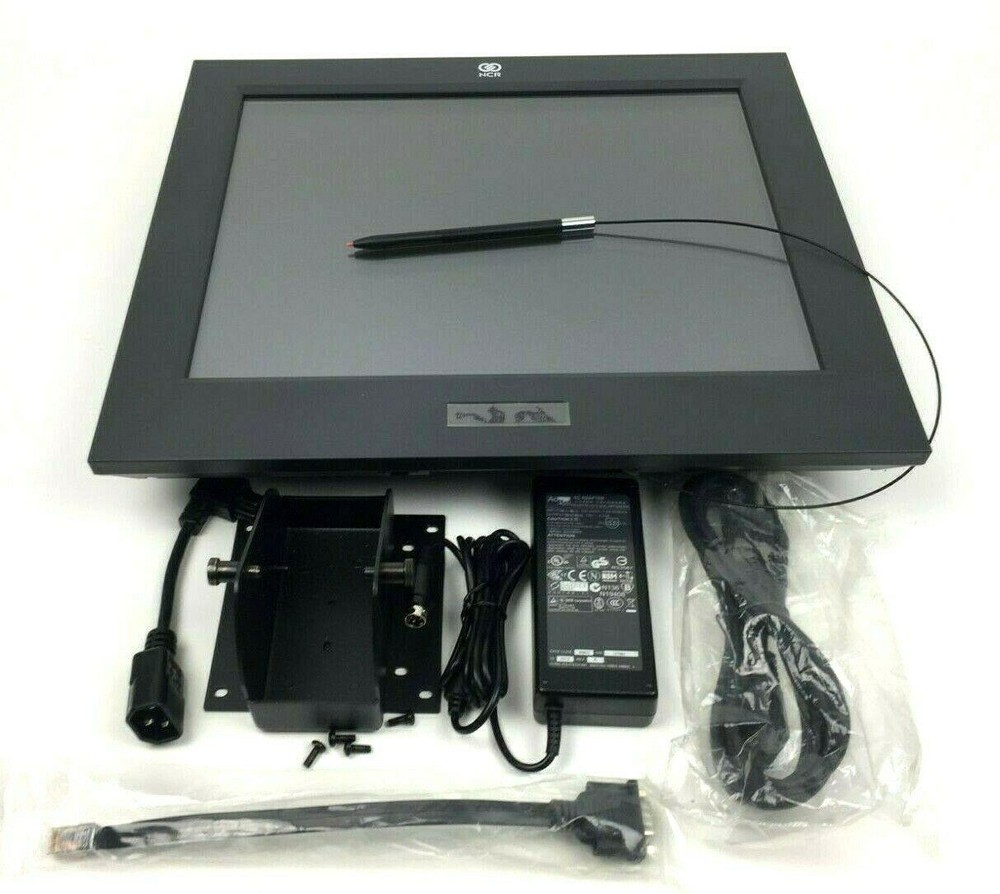 NCR POS Terminal 17" Touch Screen System with Biometric Reader 7404-1200-8801