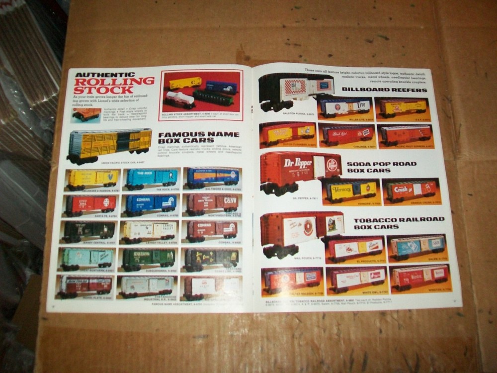 1978 Lionel train Catalog