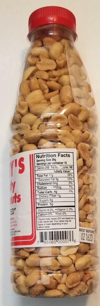 Patsy's Tasty Peanuts Salted - 16 oz, 2-pack