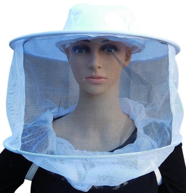OZ ARMOUR Round Hat Veil with Shoulder Strap