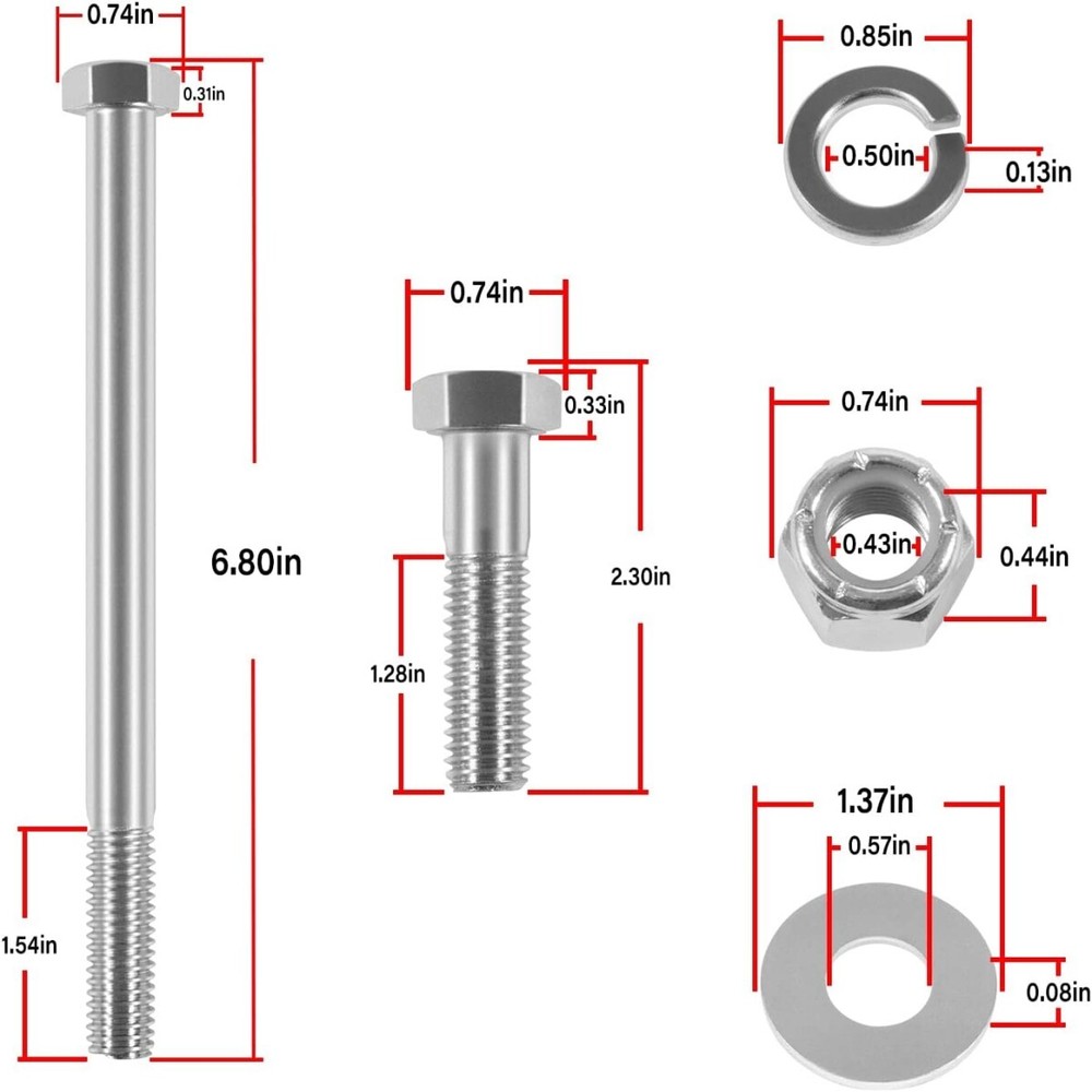 Replace for Blue Ox BX88230 Bolt-On Base Plate Tow Bar Adapter Bracket Kit Tool