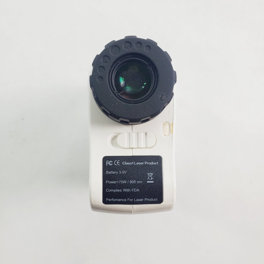 PEAKPULSE 6 Pro Slope Golf Laser Rangefinder White Tested Working