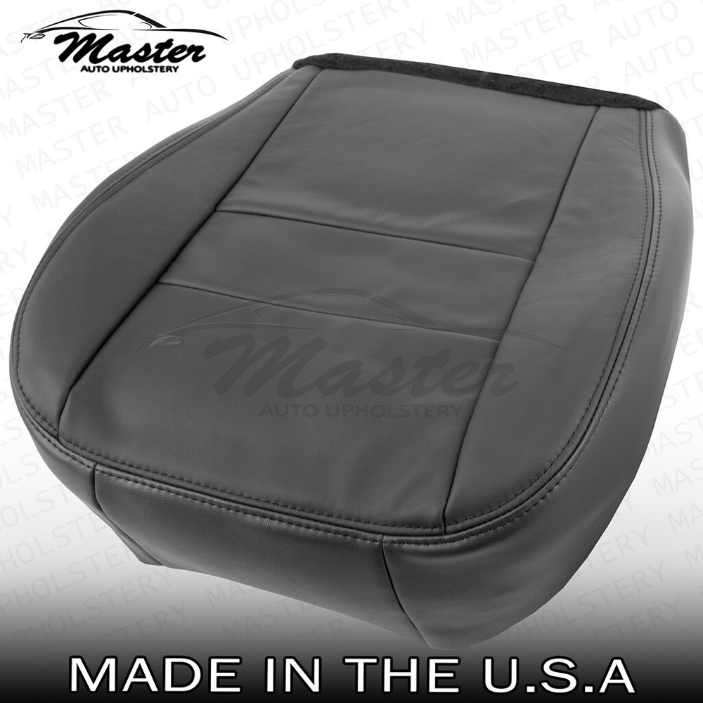 Replacement Fits 2009 - 2012 Ford Escape Front SOLID Black Leather Seat Covers