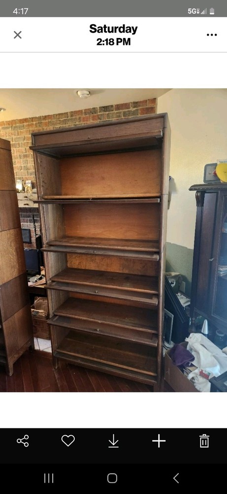barrister bookcase antique