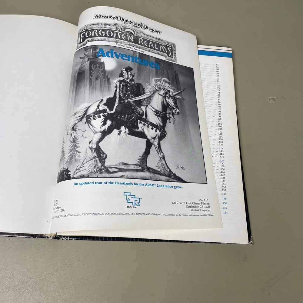 TSR Forgotten Realms Forgotten Realms Adventures