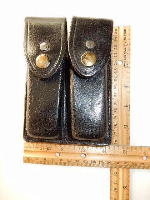 De Santis U41 G6 Leather Double Magazine Holder
