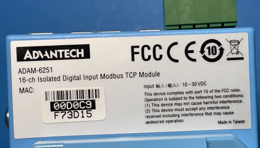 Advantech ADAM-6251 Data Acquisition Modules 16-ch
