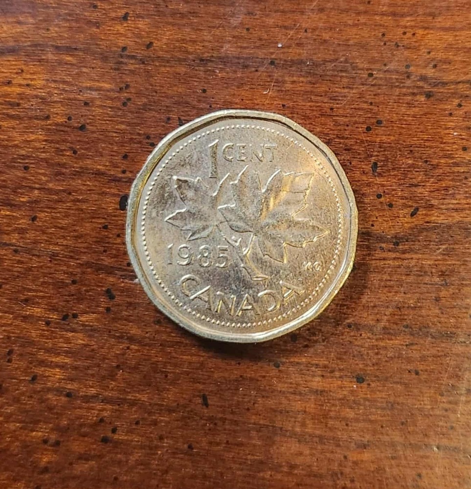 Canada 1 Cent Coin 1985 Queen Elizabeth II