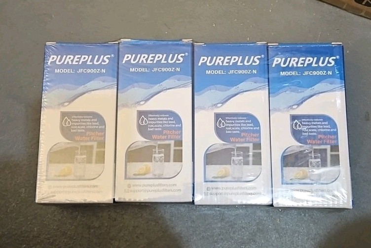 PUREPLUS JFC900Z Pitcher Water Filter Replacement for Pur PPF900Z PPF951K 4 PACK