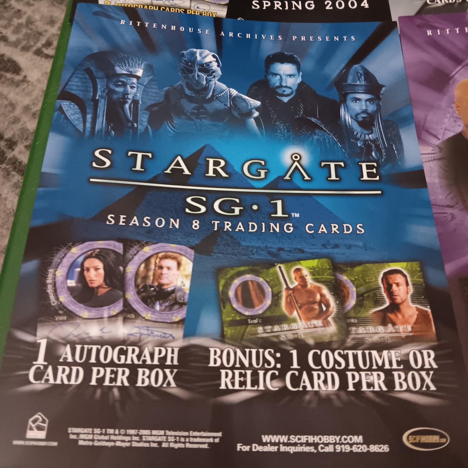 Stargate SG1 Promi Card Set Lot Of 5