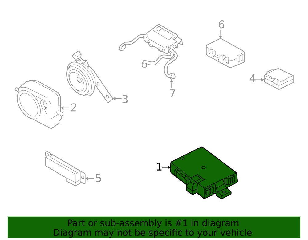 Genuine Land-Rover Control Module LR117928