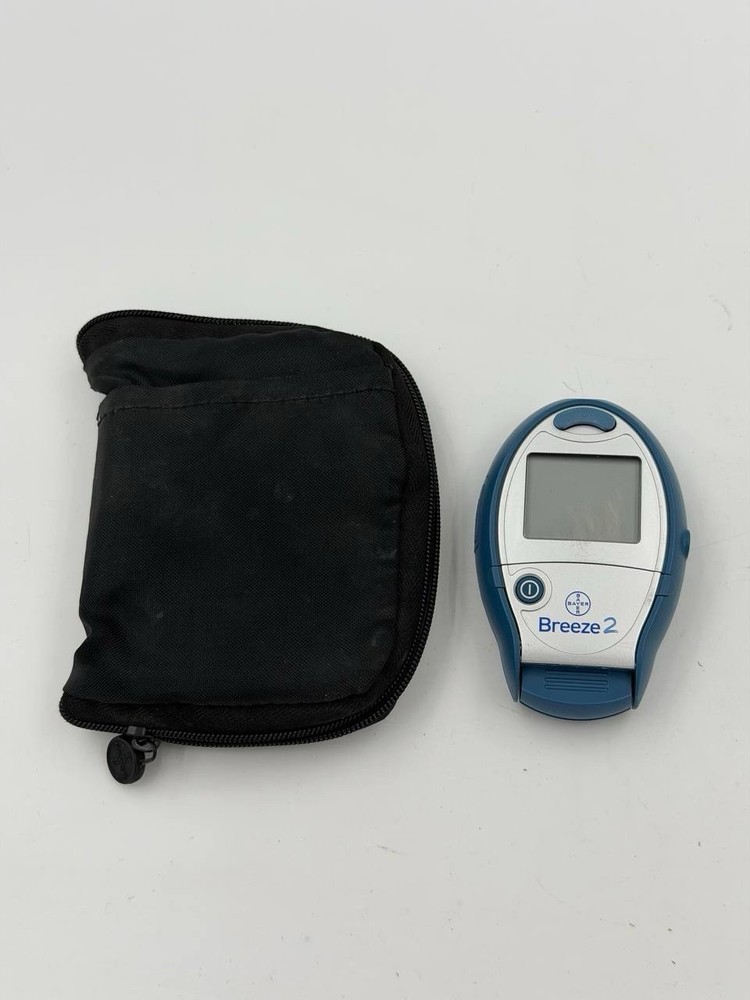 Bayer Breeze 2 Blood Glucose Meter w/ Case