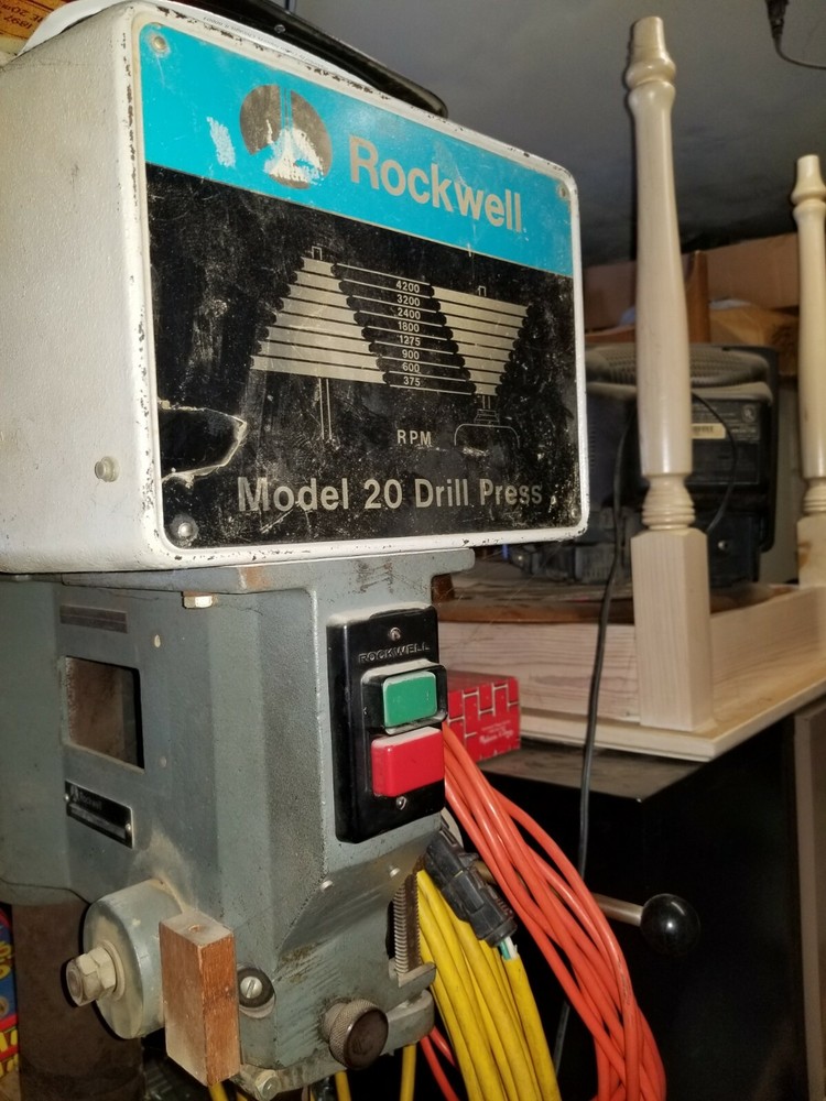 Rockwell Drill Press Model 20 Used