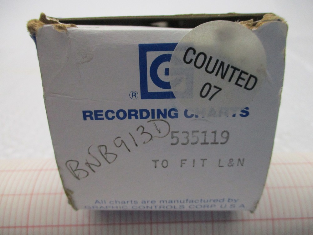 GRAPHIC CONTROLS 535119 CHART PAPER NSMP