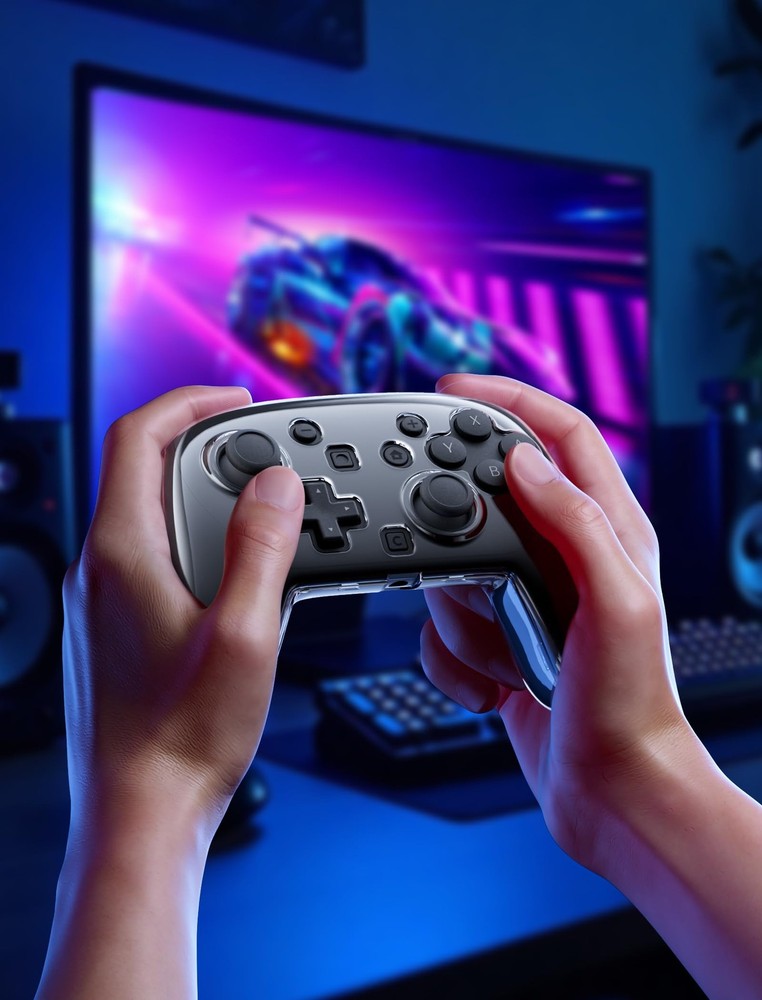 Switch 2 Pro Controller Hard Shell Case, Shock-Proof, Waterproof Cover