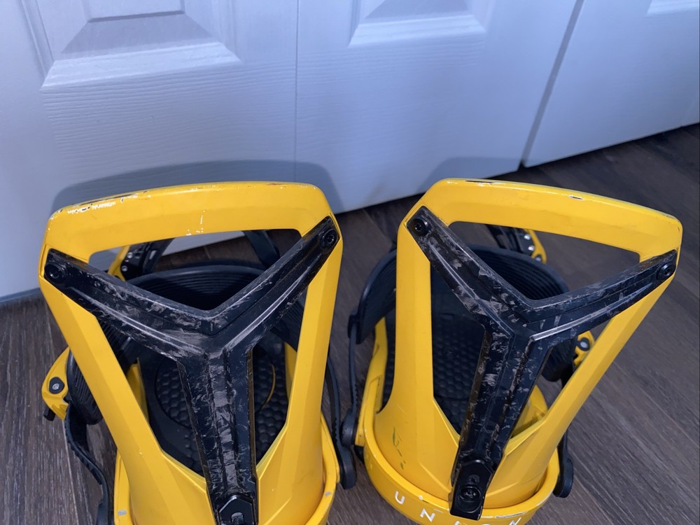 Union Falcor Bindings Size Medium Yellow Black Travis Rice