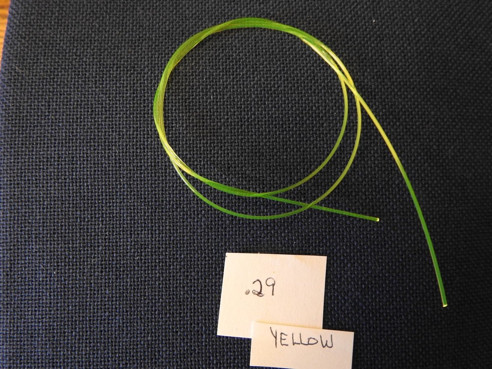 FIBER OPTICS, .029 YELLOW