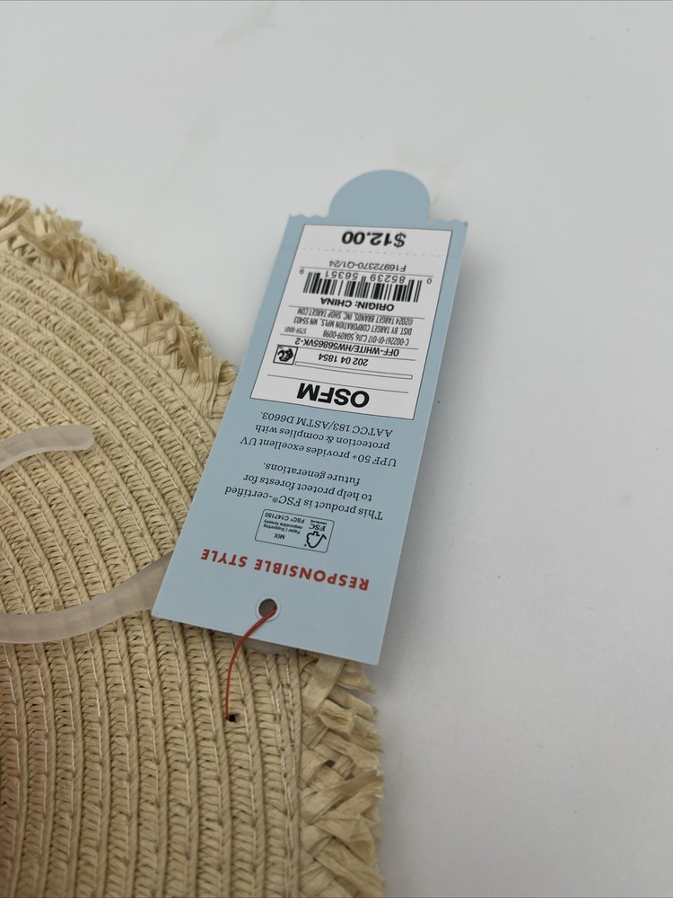 Cat & Jack Off White Hat