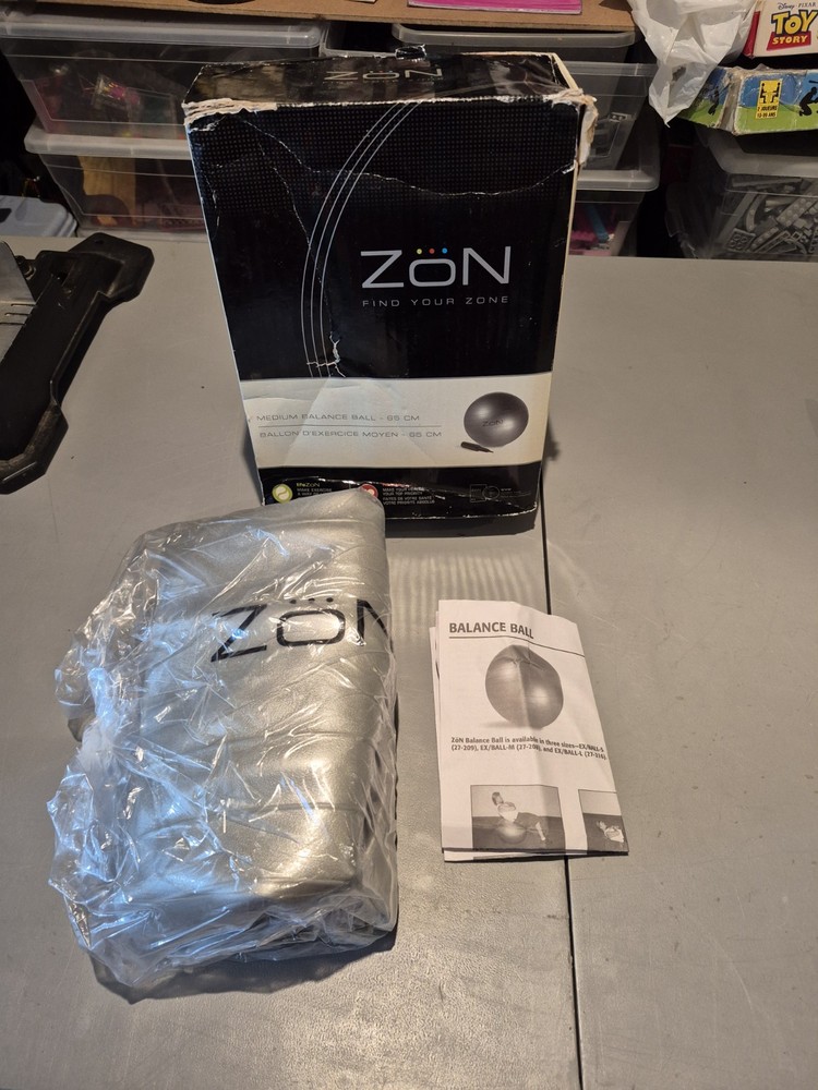 Zon Medium Balance Ball Workout Exercise Ball