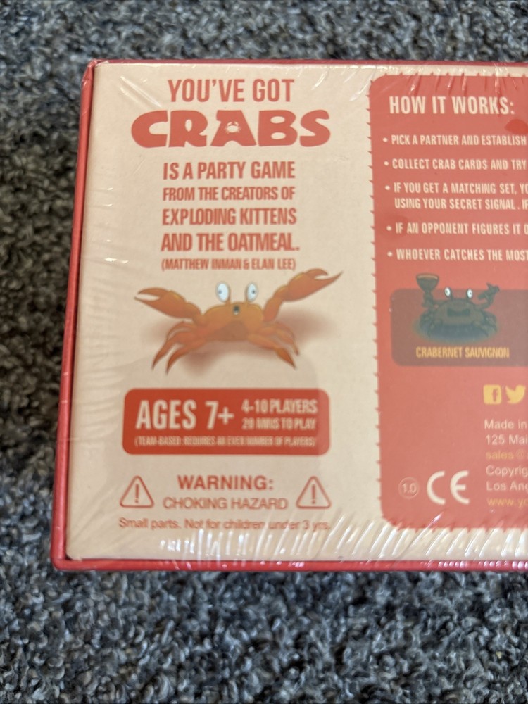 You've Got Crabs a Card Game