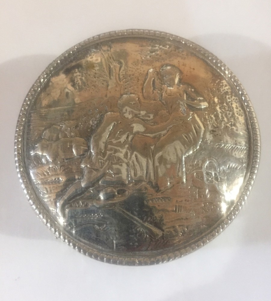 Round 800 Silver Hanau Decorative Box