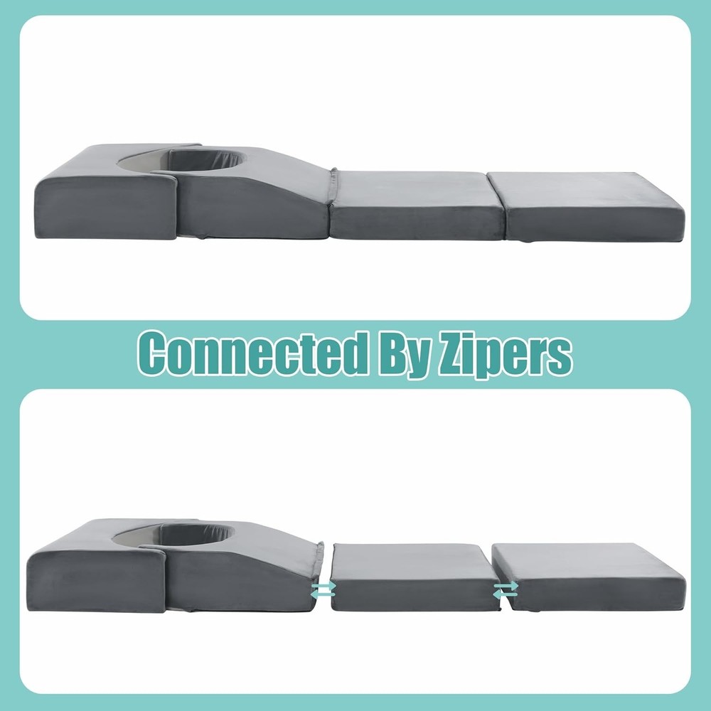 Adjustable Size BBL Pillow After Surgery for Sleeping,High Density Foam Foldable