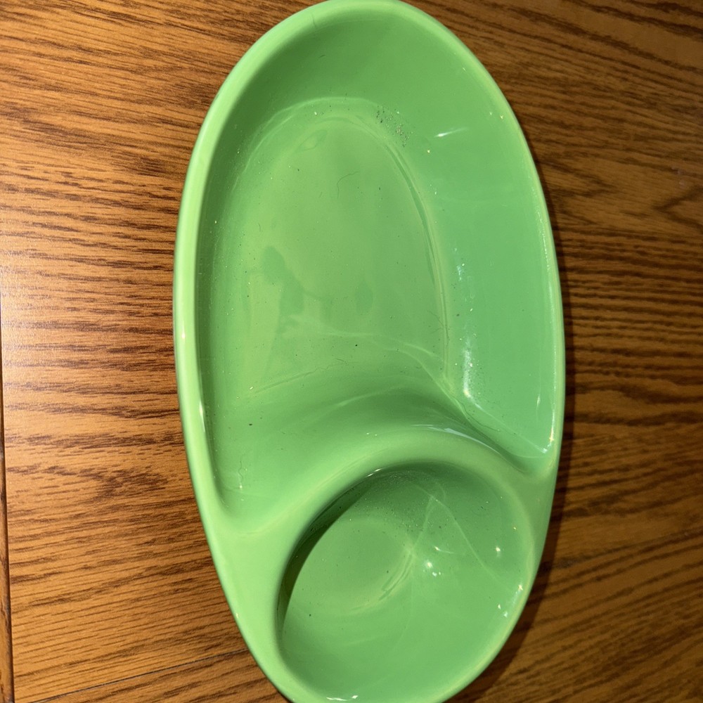Pfaltzgraff Stoneware Solid Color Bright Green 9x5 Dip