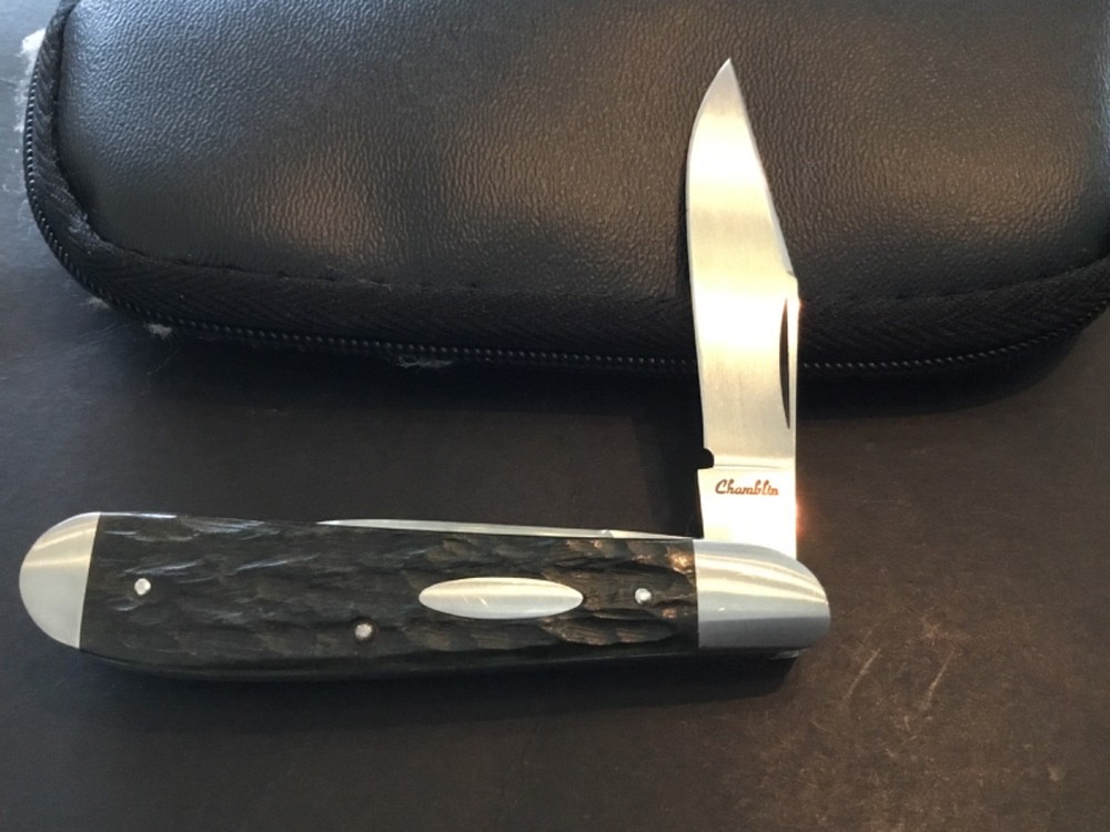 Custom Joel Chamblin 2bld Slipjoint Folder Folding Knife