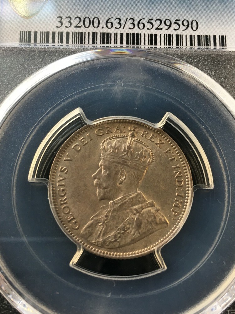1912 Newfoundland, ¢20 Cent, PCGS Graded, **MS-63** #9590