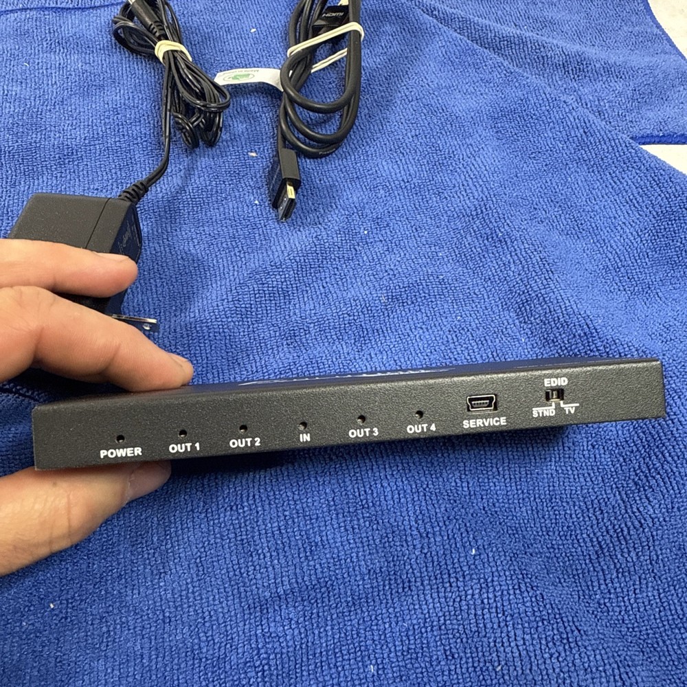 Vanco Evolution EVSP4K14 4K HDMI 1x4 Splitter - FAST FREE SHIPPING!
