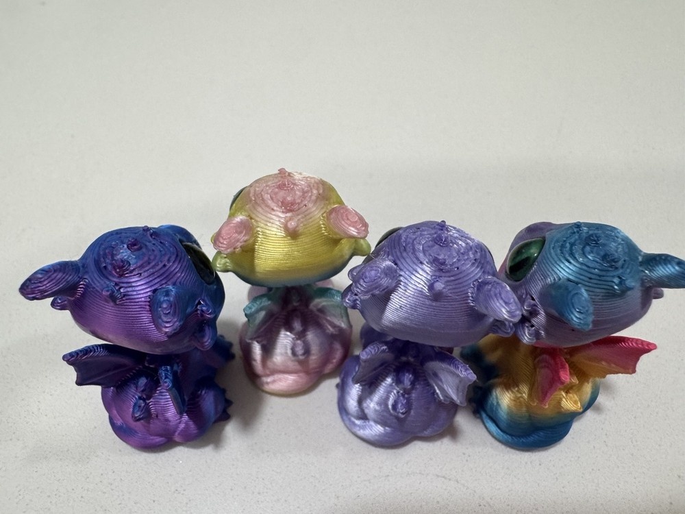 4 mini 3D print dragons