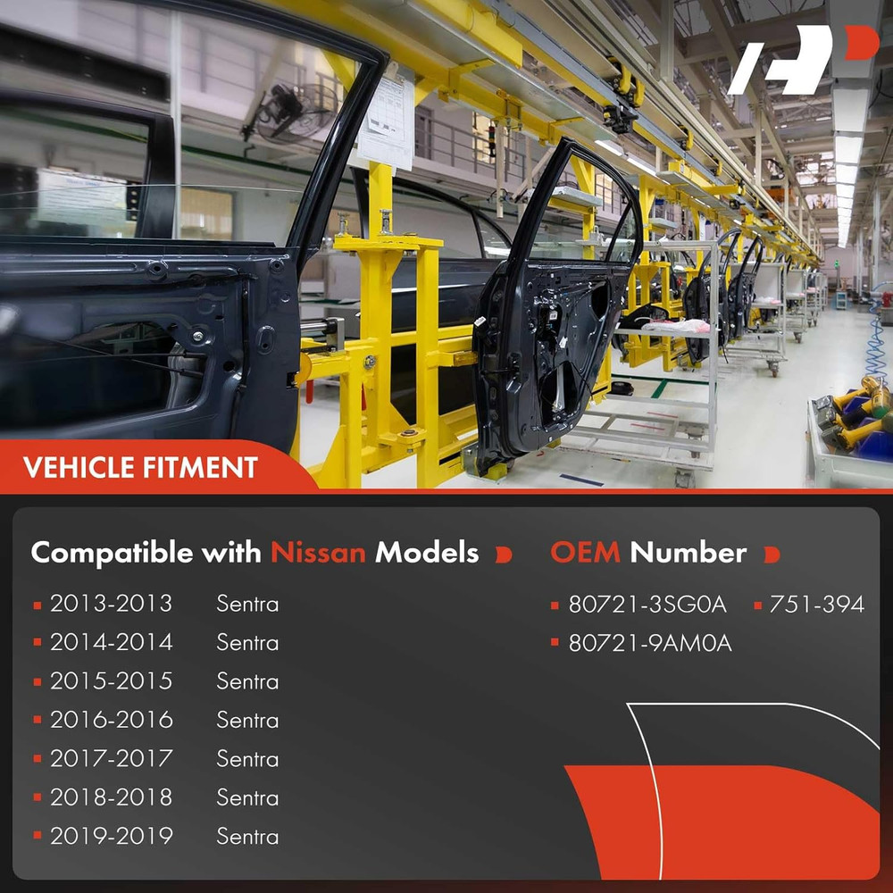 2013-19 Nissan Sentra Front Left Power Window Regulator–Compatible