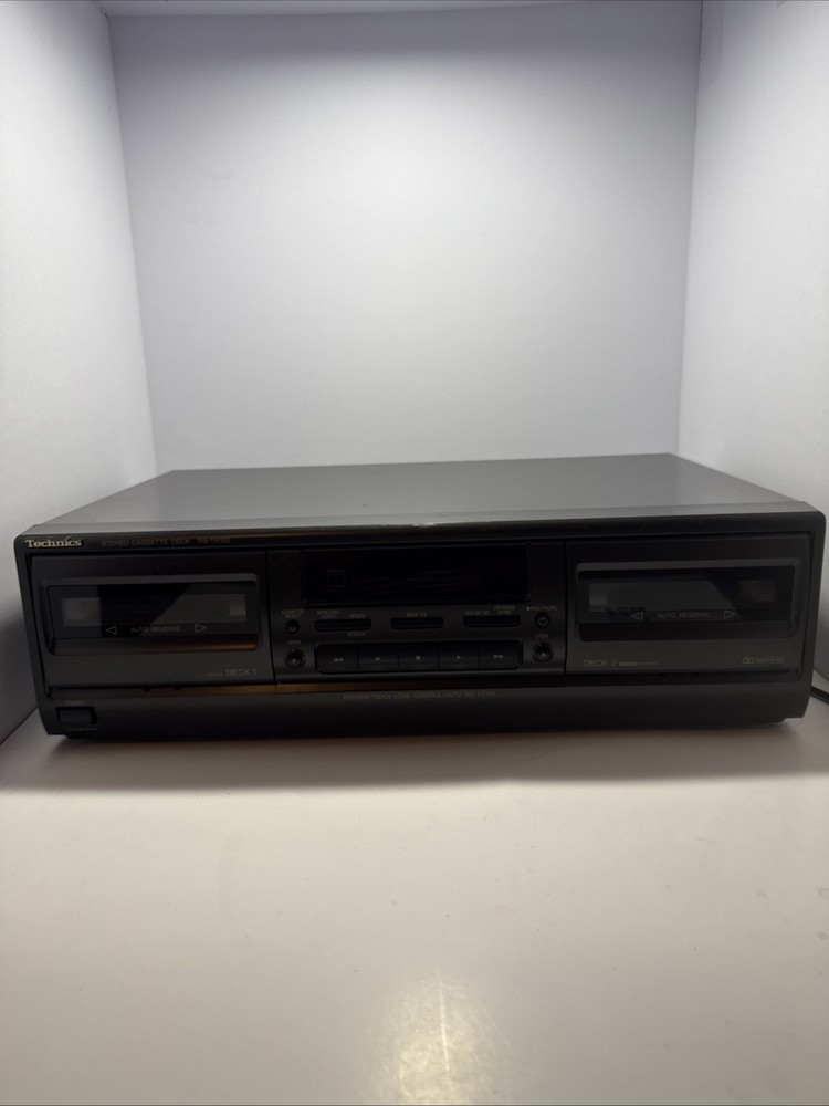 Technics RS-TR180 Stereo Cassette Deck Untested With Cassette/Powers On