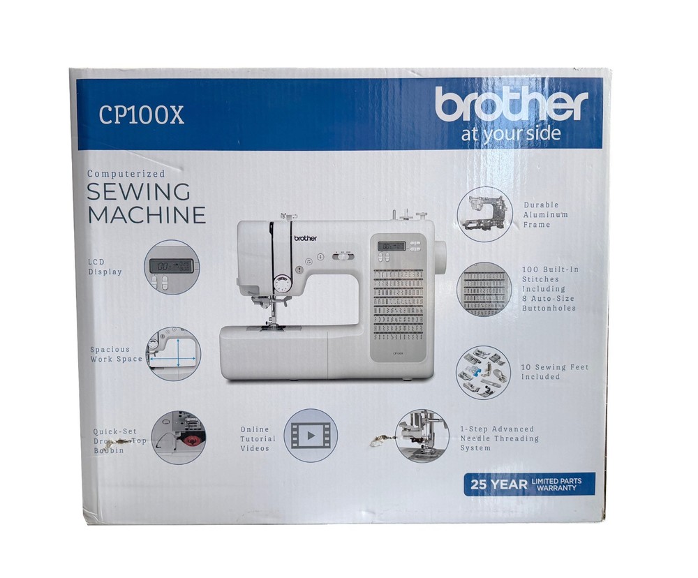 Brother CP100X Computerized Sewing and Quilting Machine, White NEW in box