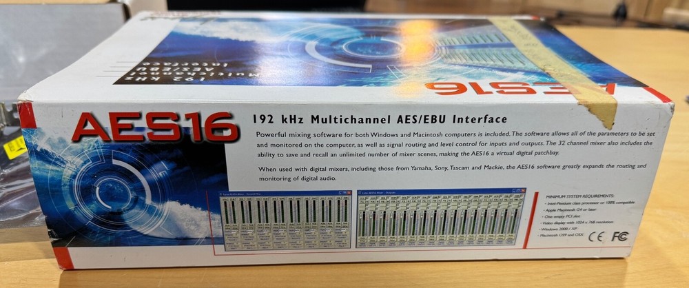 Lynx AES16-G with the cable, original box