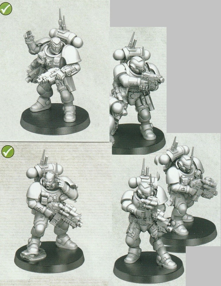 Infiltrator Squad A Sergeant Comms Array Space Marines Warhammer 40k - NoS (x5)