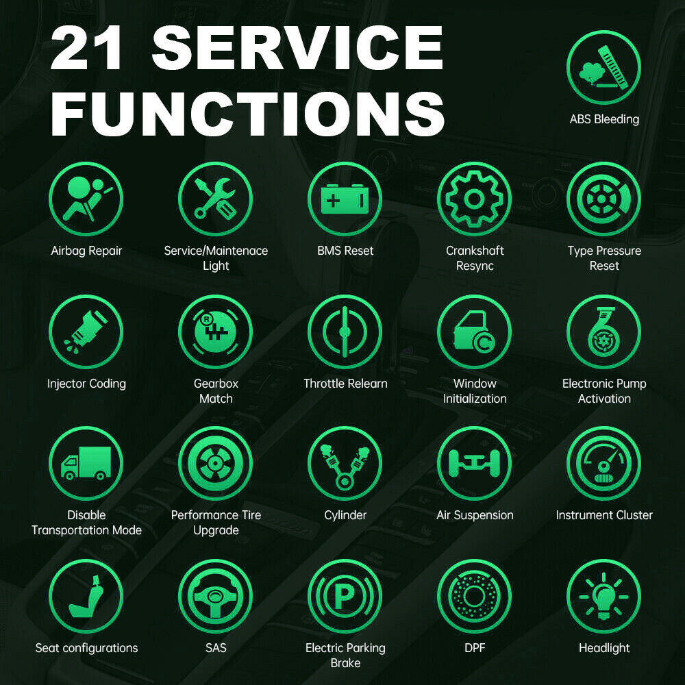 XTOOL A30M Bidirectional Scan Tool OBD2 Diagnostic Scanner Auto Code Reader TPMS