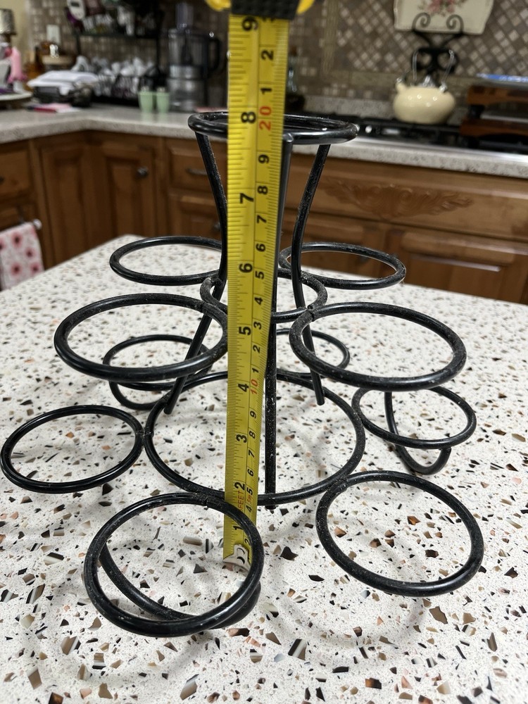 Black Wrought Iron Cupcake, Or Fruit Holder