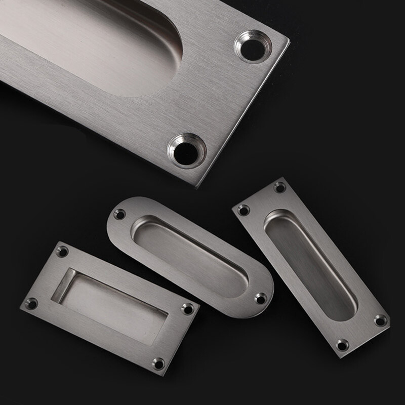 Sliding Door Flush Insert Pulls Knobs Recessed Flush Door With Screws