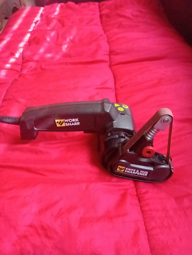 Work Sharp Knife and Tool Sharpener Model WSKTS Tested with Spare Belts