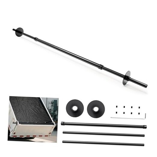 Dump Trailer Tarp Retention Bar with Screws & Hex Key, 71" - 100" Extensible