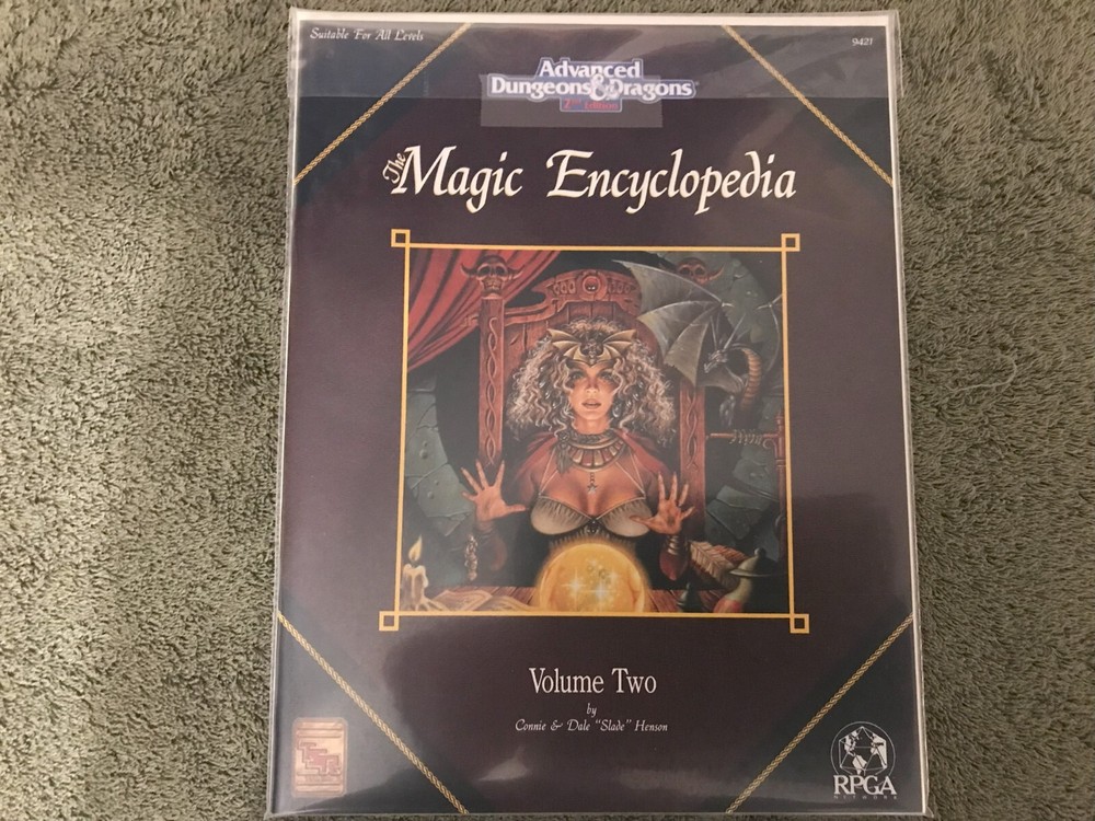 AD&D: The Magic Encyclopedia Volume Two 9421 TSR D&D D20