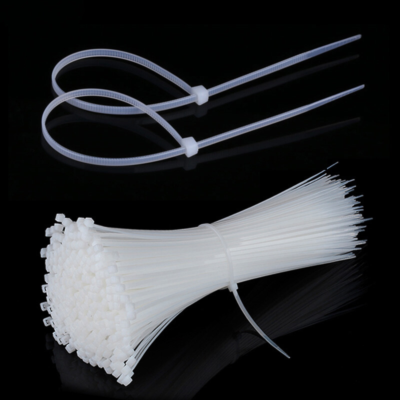 8mm Self-Locking Plastic Nylon Cable Ties Zip Ties Wrap Wire Cord Zip Tie Strap