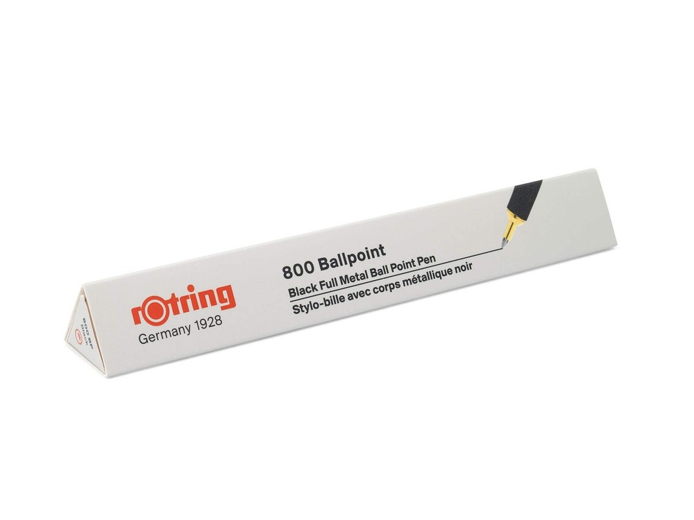 rOtring 800 Retractable Ballpoint Pen Medium Point Black