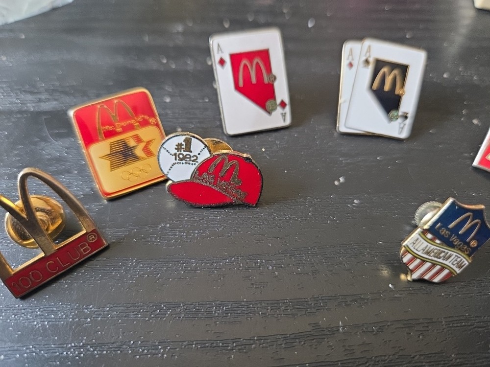 (8) Vtg. McDonald's Pins/Buttons