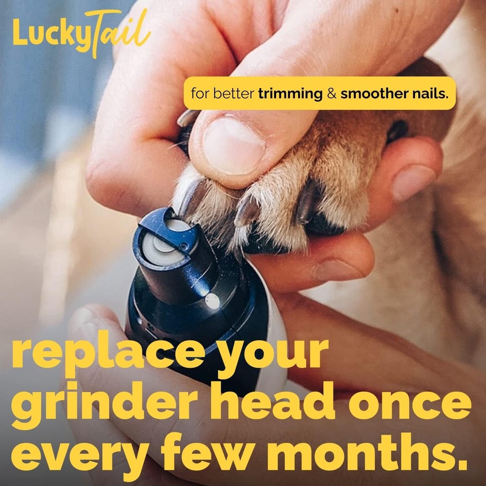 Dog Nail Grinder - Regular - Replacement Head - for Small, Medium & Large Dog...