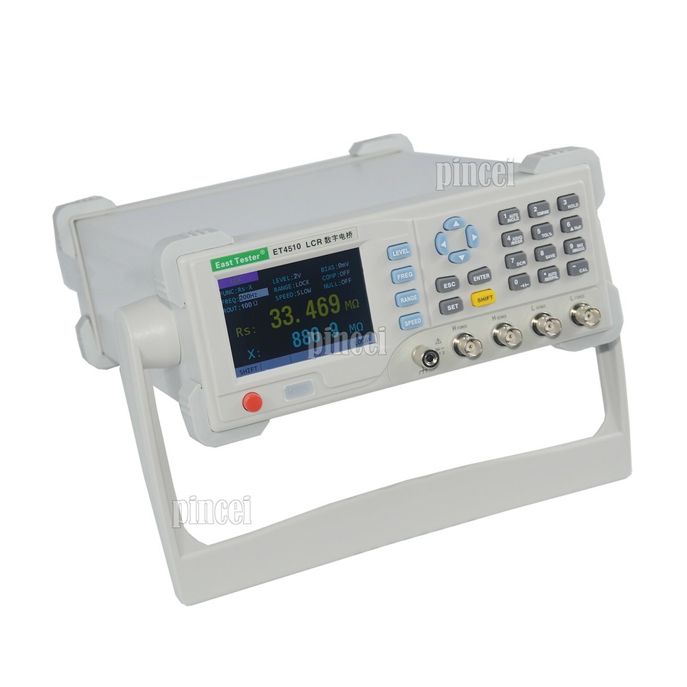 ET4510 Desktop LCR Tester Meter Capacitance Inductance Meter 10Hz-100KHz Testing